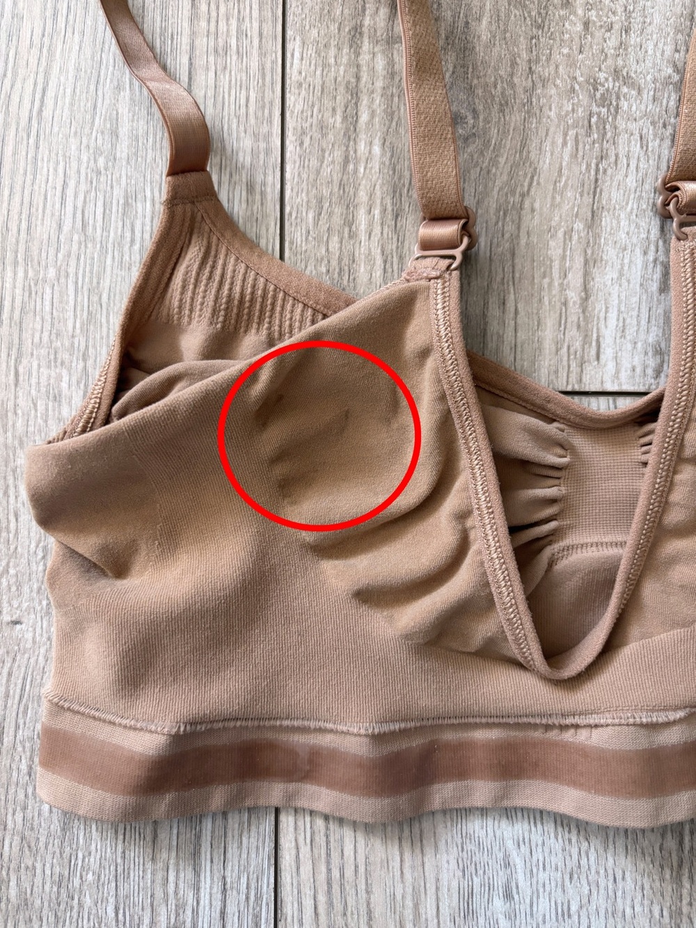 SKIMS Seamless Sculpt Bralette Neutral Tan Womens 2XL/3XL Minimalist Compression - Picture 7 of 8